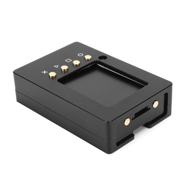 Alumiiniseoskuori Raspberry Pi 4B/3B/2B+/A + 2,4 tuuman 320x240 TFT LCD -näyttö tietokoneen virtalähde