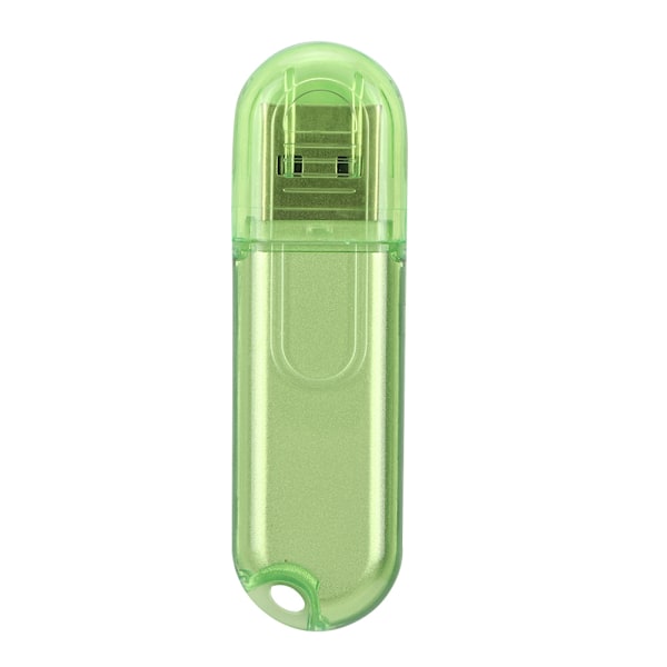 32G Mini bærbar slikform USB-disk til Windows Vista/7/10/Mac Grøn