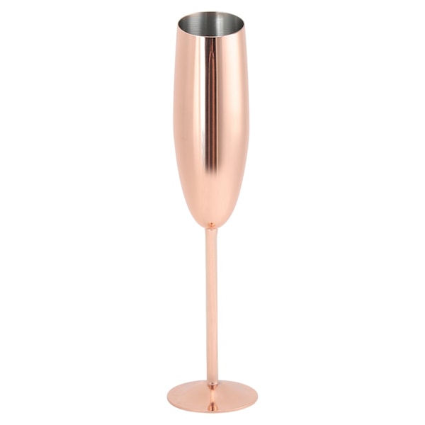 304 Rostfritt Stål Rödvinsglas Cocktail Champagne Glas Bägare Bar Tillbehör Roséguld