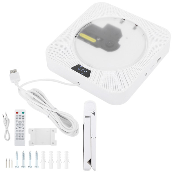 Q200 Bärbar Bluetooth Audio CD-spelare Fostran Utbildning Omläsning Väggmonterad Enhet