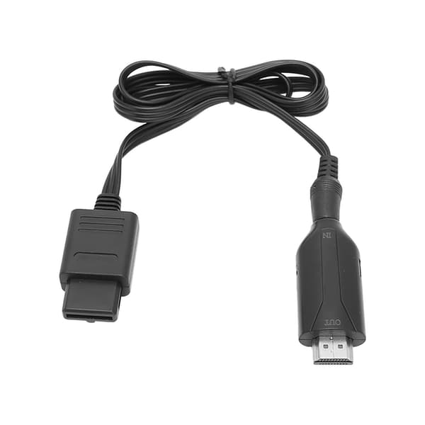 För N64 till HD Multimedia Interface Adapter Kabel 3 Display Modes Plug and Play HD Video Converter med Strömkabel