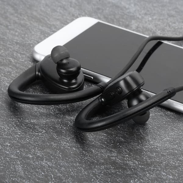 Bluetooth trådløst headset MP3 løping vanntett ørekrok universell øretelefon for Android