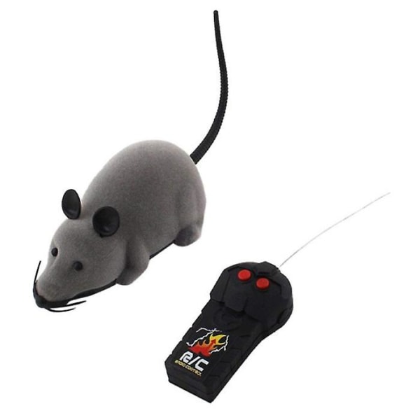 Dreams Gift Kontrollerbar RC-mus med fjärrkontroll - Toy Rat Robot Grey