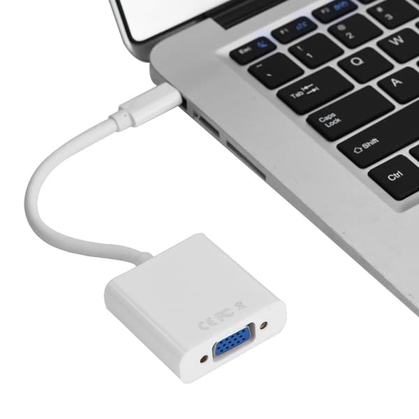 USB3.1 USB-C Typ C till VGA Honadapter Kabel Konverter