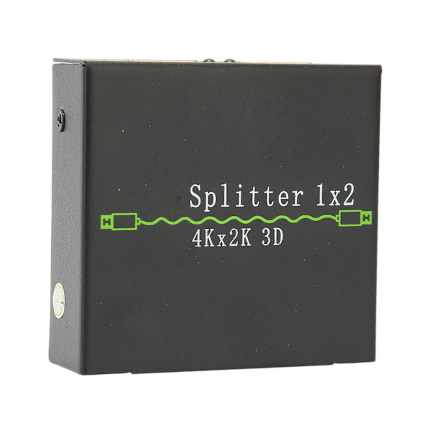 HD Multimedia Interface Splitter 1 in 2 Out 4K 30Hz Aluminium Alloy Screen Splitter 100‑240VAU Plug