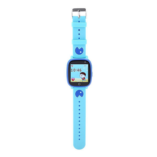 Barnens WiFi GPS LBS Positionering Smart Phone Watch Locator Tracker SOS Samtal (Blå & Engelska)