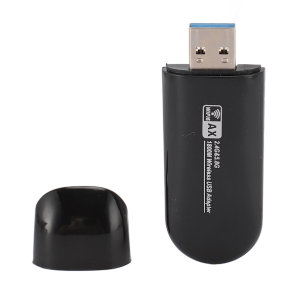 USB3.0 WiFi 6-adapter AX1800M 2.4Ghz 5.8Ghz Höghastighets WiFi-adapter för Windows 11 10 för Android för Linux för IOS