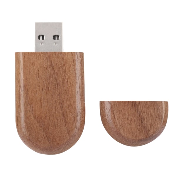 Tre Oval Formet Flash-stasjoner Lagring USB 2.0 U Disk Minnepinne (128G)