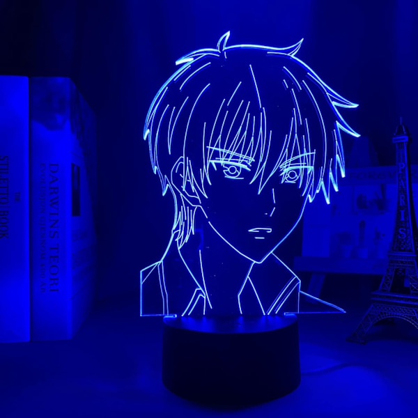 Akryl 3D Lampe Anime Fruktkurven Kyo Sohma for Soverom Innredning Nattelys Barnefødselsdaggave Rom Skrivebord Led Lys Manga