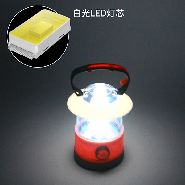 LED Mini Lykta med Hängkrokar och Batterier, Blandade Färger, transparent blue