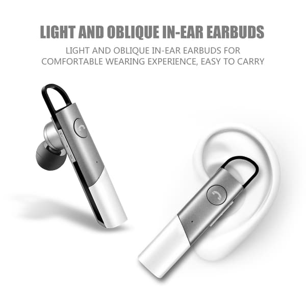 Super Mini TWS Bluetooth True Wireless Ear Hook In-Ear Earbud Earphone Business Style