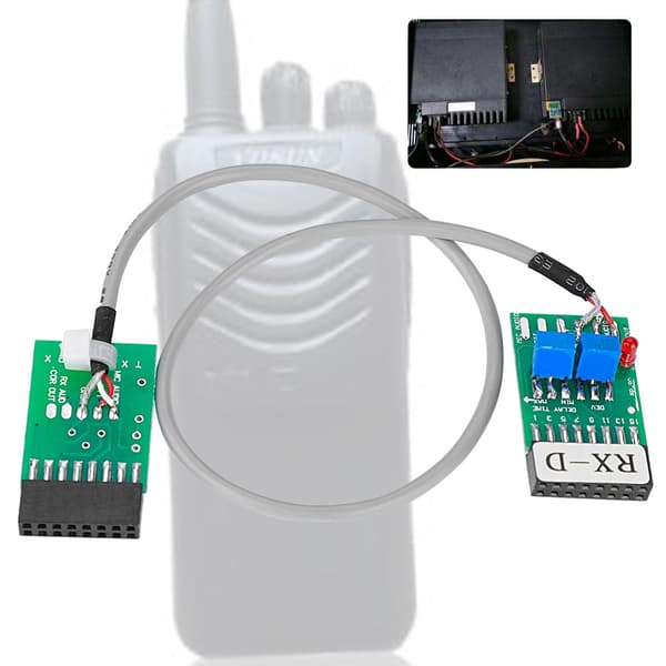Relæstation Repeater TX/RX-D Tidsforsinkelsesstikkabel til Motorola