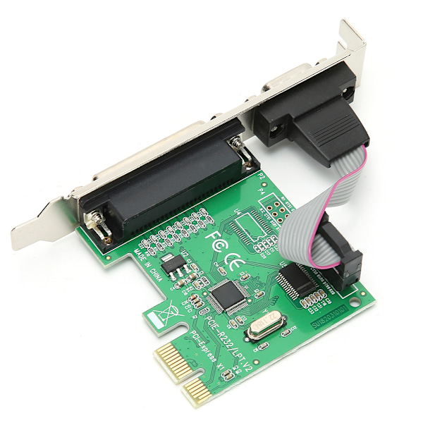 PCI-E sarjaportin laajennuskortti RS232/LPT PCI-E sarja- ja rinnakkaiskortti 110-230400bps