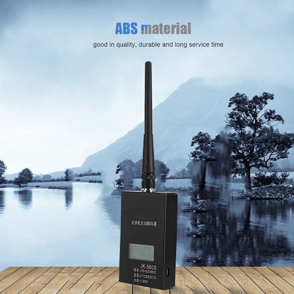 Frekvensteller JK560S for Baofeng Walkie Talkie Dekoder 1-30w 100-520MHz CTCSS/DCS Antenne