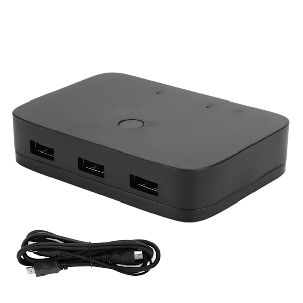 HDMI KVM-switchbox 4K USB-splitter ABS 2-port PC delning tangentbord mus skrivare