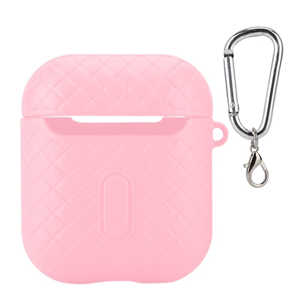Bluetooth-headset laddningsbox skyddande fodral för AirPods 1/2 generation (rosa)