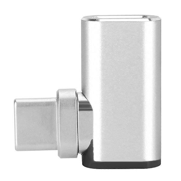 Typ-C magnetisk adapter för Macbook snabbladdning magnet USB-C-kontakt (silver)