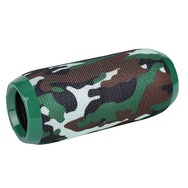 Bärbar Bluetooth Trådlös Högtalare Bas Subwoofer Stöd TF-kort USB FM-radio (Kamouflage)