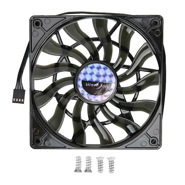 12V 4PIN Køleventilator Lydløs CPU Køler Chassis Radiator til Desktop Computer