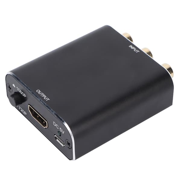 RCA til HD Multimedia Interface-omformer 1080P Mini AV-adapteromformer for PS2 DVD-spillere
