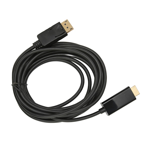 DisplayPort-HDMI-kaapeli 4K viiveetön yksisuuntainen videoadapterikaapeli PC-kannettavalle TV:lle 9,8 jalkaa