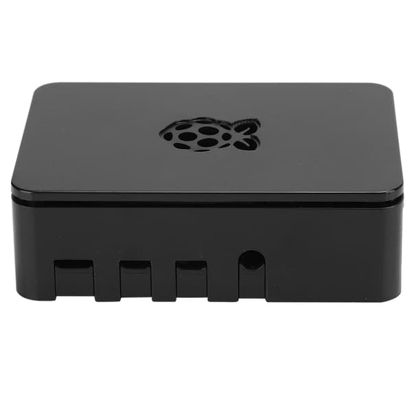ABS-kabinet V4-boks Strømadapter 3 stk. Kølesæt til Raspberry Pi 4 (sort)