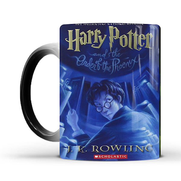 Wekity Harry Potter Färgförändrande Mugg Keramisk Kaffe Mugg Födelsedagspresent, 301-400ml