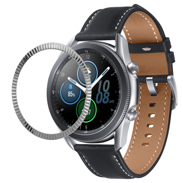 Bezel Styling for Samsung Galaxy Watch 46 mm Bezel Ring Limramme Ring Deksel Anti-ripe rustfritt stål beskytter