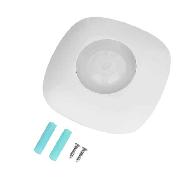 908.4MHz Z-vågsensor Hög känslighet 7yd diameter 360° Multipuls Tak PIR-sensor USPlug