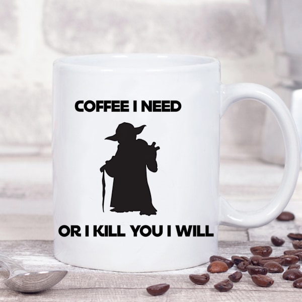 Yoda Kaffe Krus Morgenmad Krus Sjov Kaffe Krus 11 Ounces Inspirerende Og Motiverende