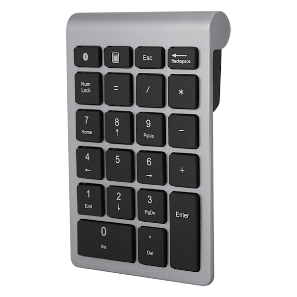 BT304 22 tangenter numeriskt tangentbord trådlöst minitangentbord kompatibelt med Bluetooth 3.0Iron Gray