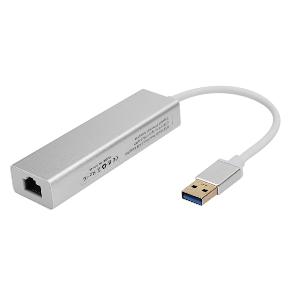 DM HE84 Gigabit USB Ethernet-adapter 3.0 HUB 1000M kablet netværkskort USB til RJ45 Free Drive