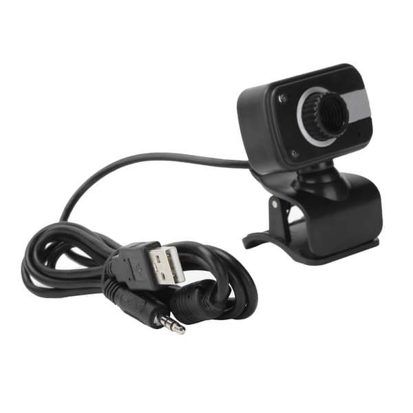 PC-kamera USB-klipswebkamera med 3,5 mm lydportmikrofon videomødeudstyr V3