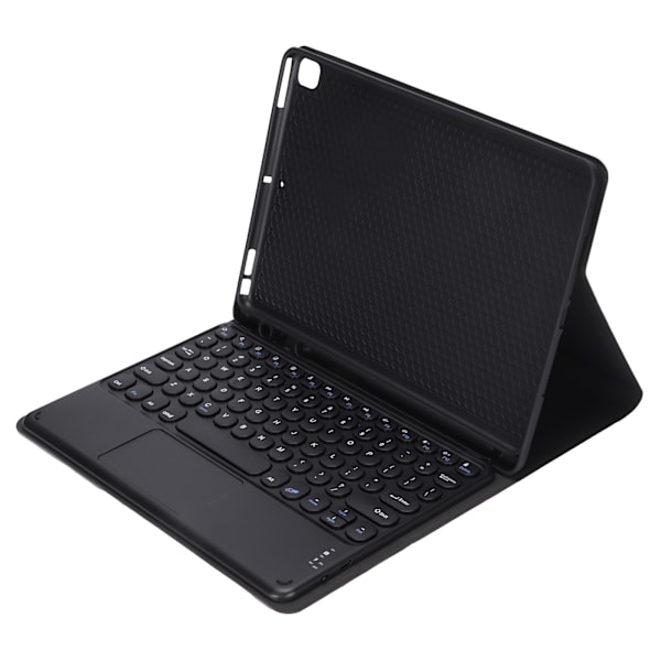 Tastatur Etui 10in Runde Taster Touch Wireless Tastaturer med Silikonetui til IOS Tablet/Air10.5/Pro10.5Sort