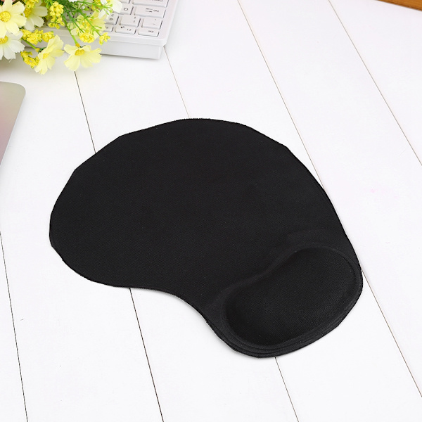 Antislip Musmatta Ergonomisk Design Handstöd Svart Färg Antiskid