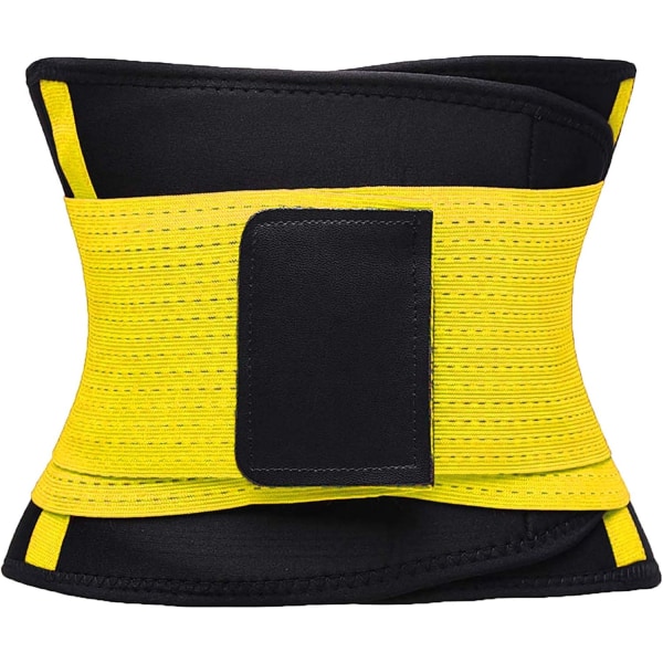 Midjetrenerbelte for kvinner - Midjetrener - Slankende body shaper-belte - Sport magebelte (UP Graded) Yellow XL