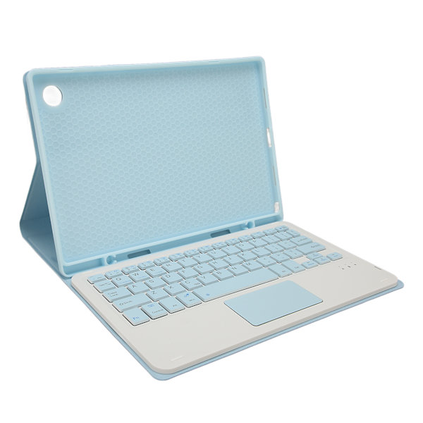 Tablet-tastaturdeksel, magnetisk, avtakbar, blå, myk styreflatedeksel med pennspor for Tab A8 10,5 tommer for SM X200 X205 X207 berøringsplate