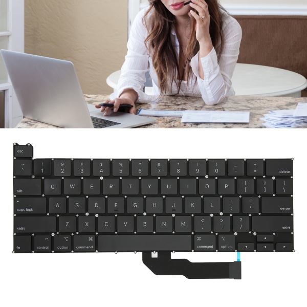 Laptop Keyboard Convenient Durable A2251 Keyboard Replacement for OS Laptop Pro 13 Inch 2020