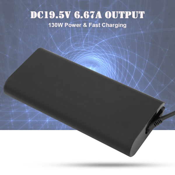 130W Stor Effekt Laptop Strømadapter Sikker Opladning Notebook Strømforsyning til DELL -