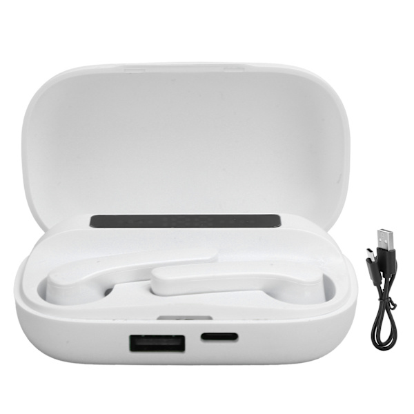 TWS Langaton Bluetooth-kuuloke Bluetooth 5.0 Kosketusohjaus Digitaalinen Urheilustereokuuloke Valkoinen V20