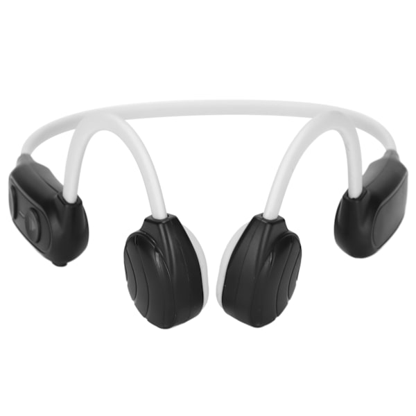 Langattomat Bluetooth-luujohtokuulokkeet, stereokuulokkeet mikrofonilla juoksuun, urheiluun, valkoinen
