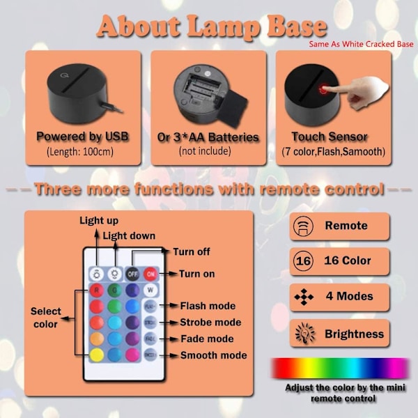Uruzuo Glædelig Jul Træ Julemand 3D Illusion Natlys Legetøj Snemand Lampe, Skrivebord Julelys Fødselsdag Dekorationer Gaver Fest Værelse Dekoration