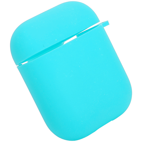 Silikonebeskyttelse med karabinhage til IOS Earbuds II Bluetooth-headset - Blå