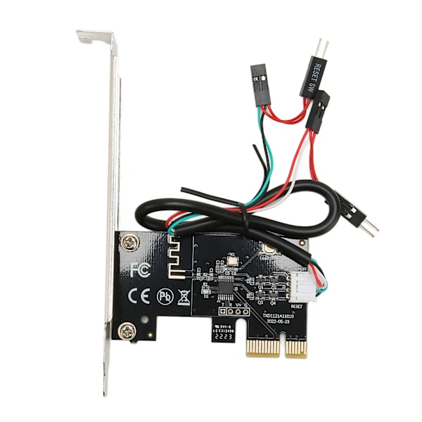 Datorns strömbrytare återställningsknapp PCIE-kort APP fjärrkontroll PCIE X1-portkort för PC-dator