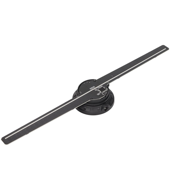 42cm DF‑42 3D Holografisk Fan Reklamemaskine 2 Blade LED Projektionsfan 3D Display 100‑240VUK Stik
