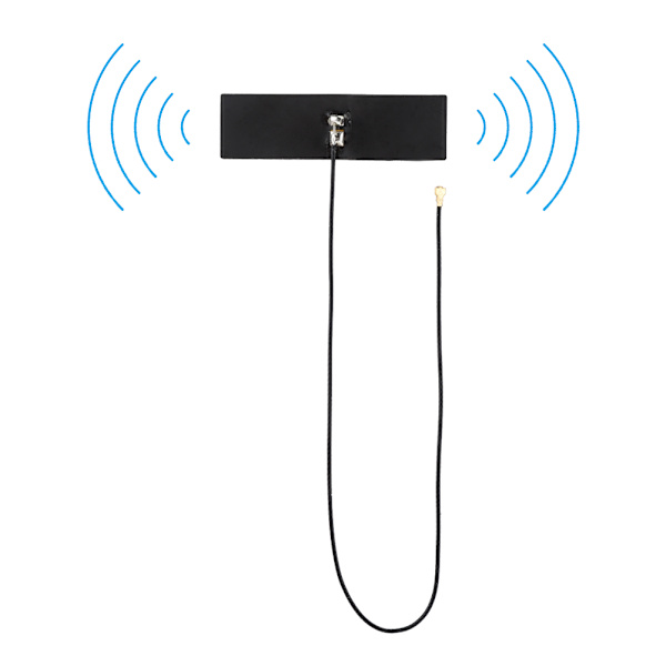 3PCS 5Dbi høy forsterkning 2.4G 5G~5.8G Dual-band antenne for IEEE802.11b/g/n WLAN-system