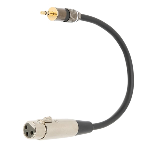 3,5 mm till XLR-mikrofonkabel DC 3,5 mm hane till XLR hona mikrofonanslutningskabel 0,3 m