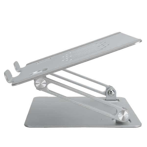 Bærbar stativ sammenleggbar sammenleggbar bærbar oppbevaring aluminiumlegering sølv for 11‑15,6 tommer