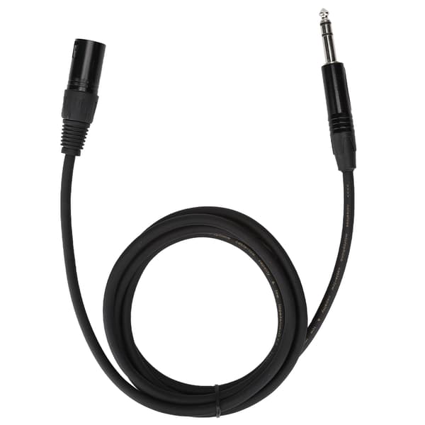 6,35 Stereo Han til XLR Han Lydkonverter Kabelforlænger Adapter Zink Legering Interface 2m