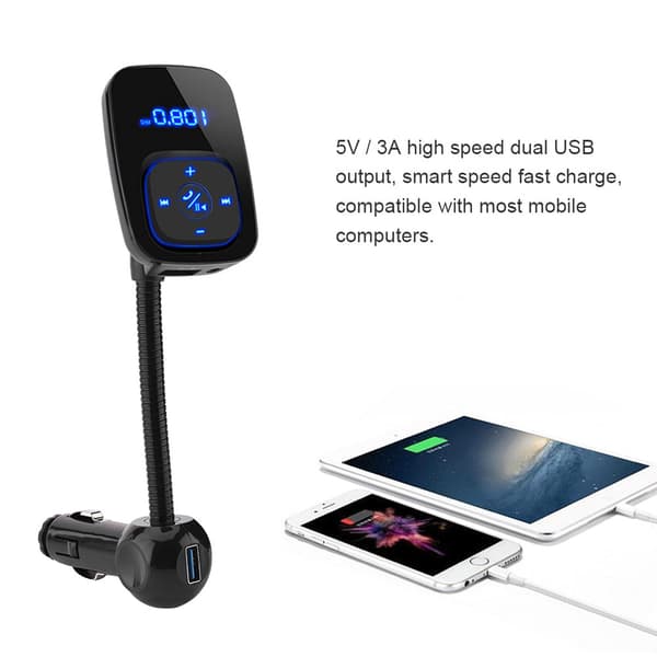Bil Bluetooth FM-sender Bil Dobbelt USB-sender MP3 CVC Bluetooth3.0 Stereo